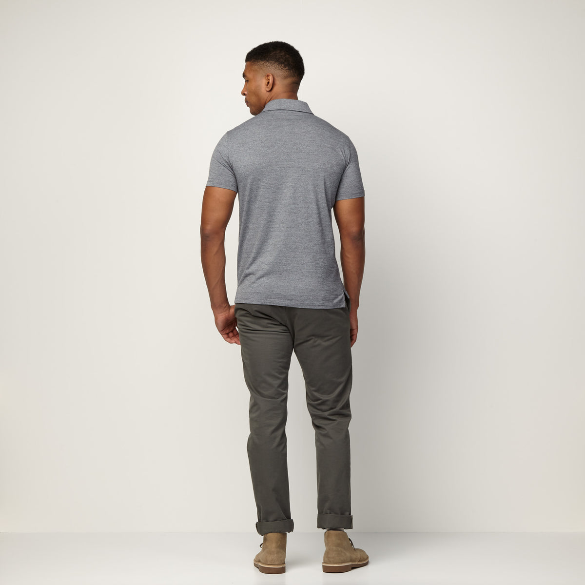 model-spec: Micah is 6'1", 185 lbs, and wears size L