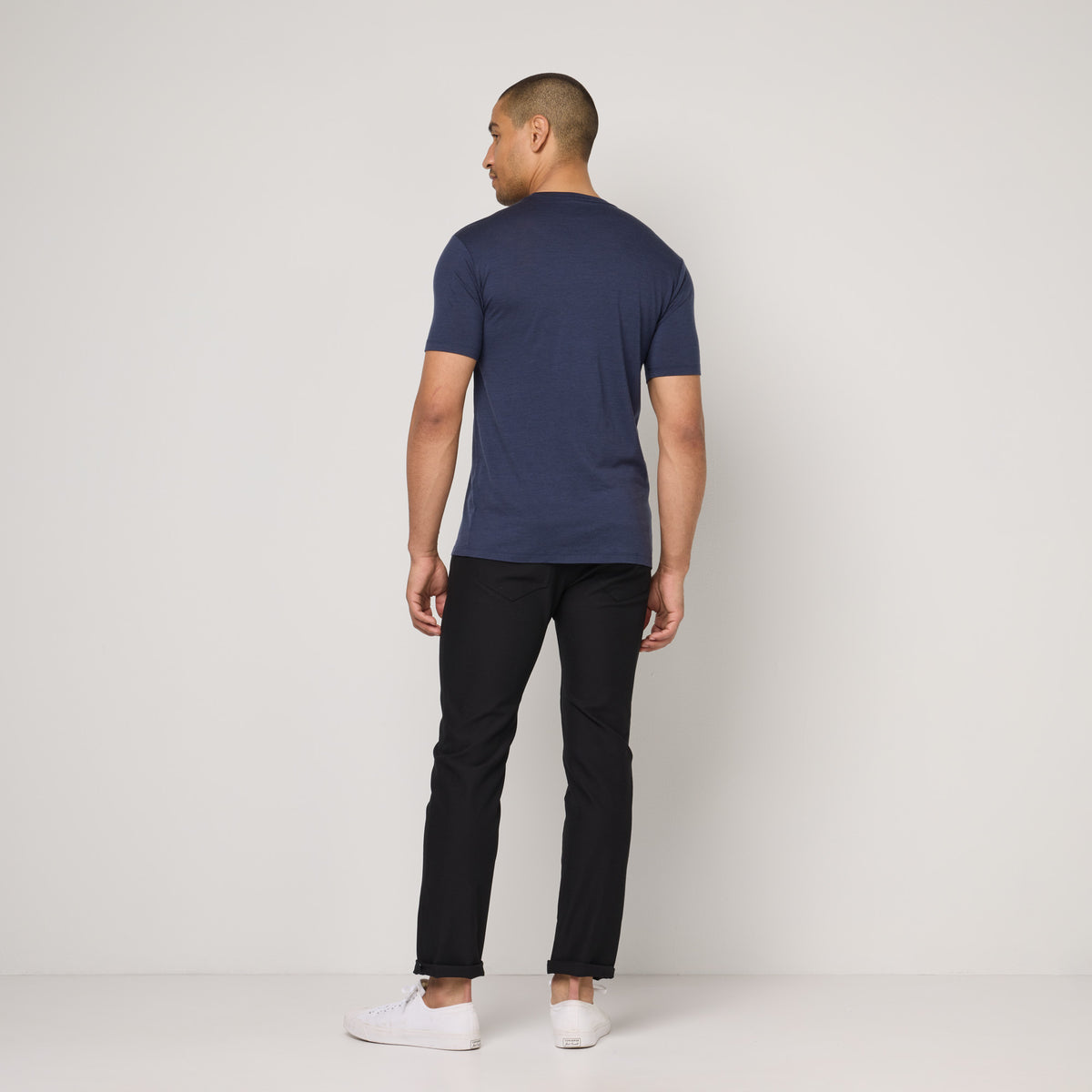 Men's 100% Wool Crew Neck Tee