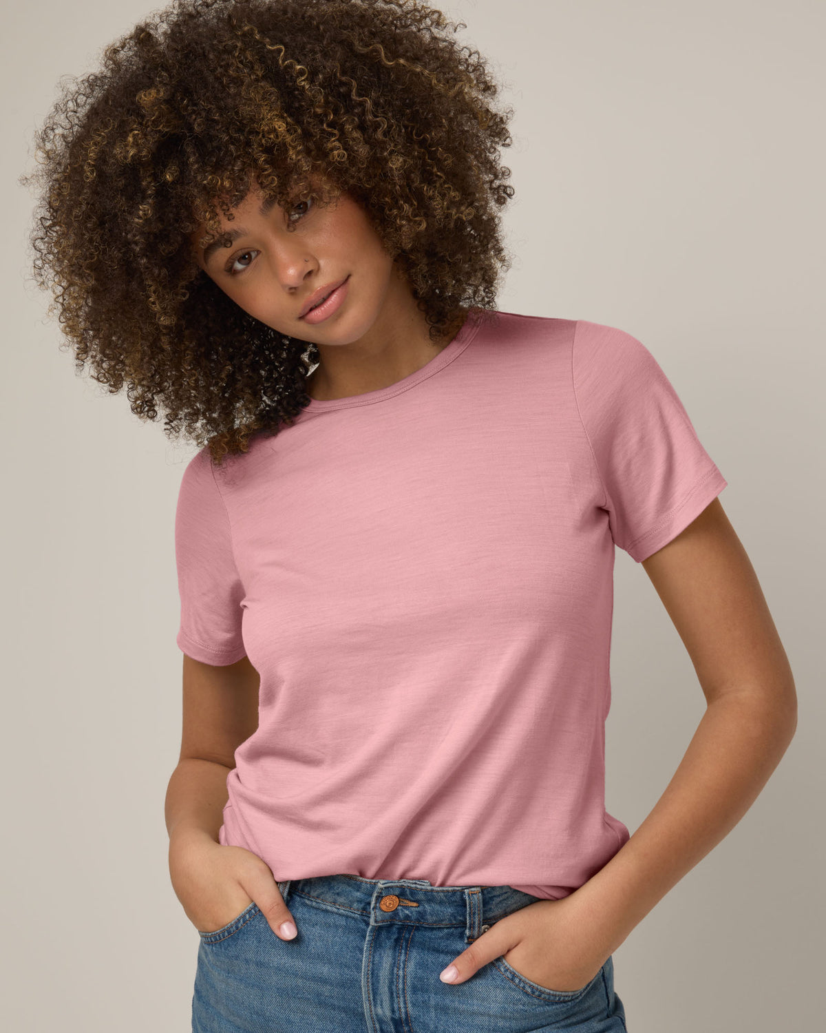 Cara 100% Wool Fitted Tee