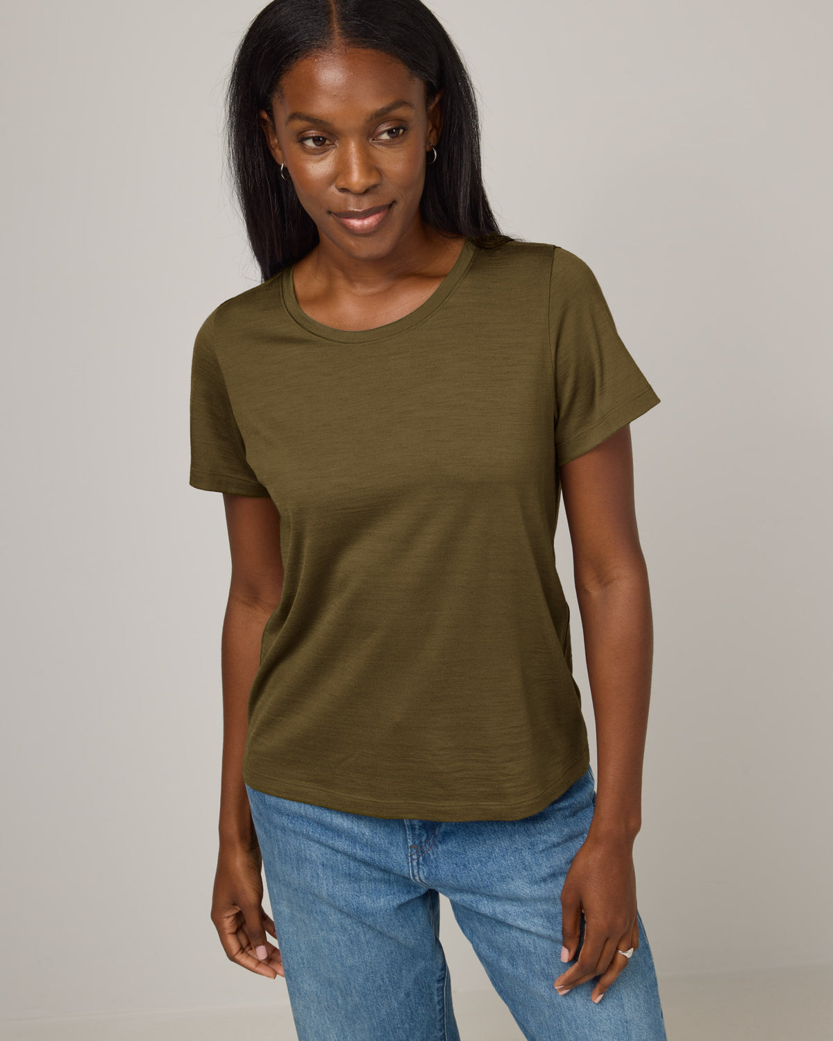 Zoe Easy Crew Neck Tee