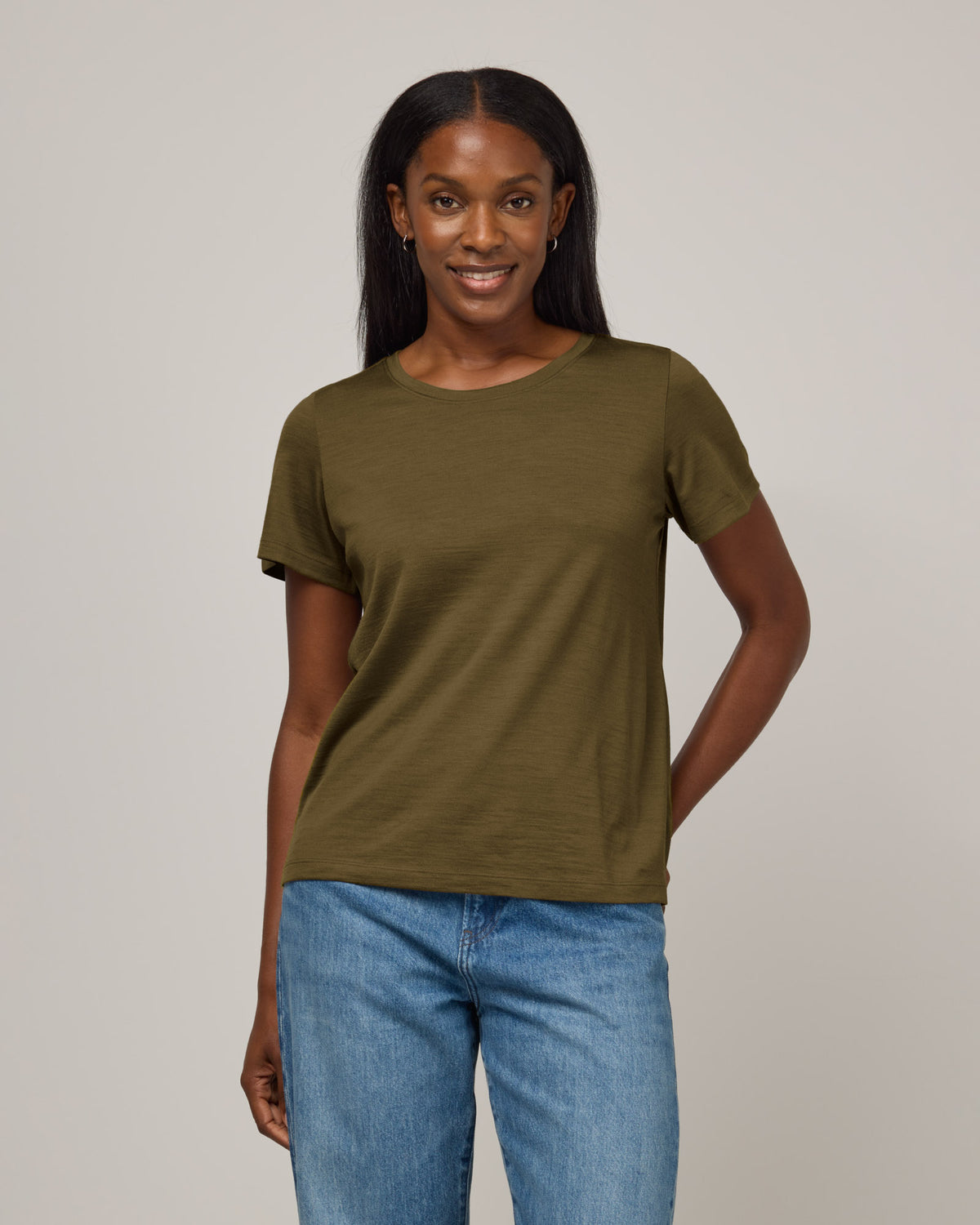 Zoe Easy Crew Neck Tee