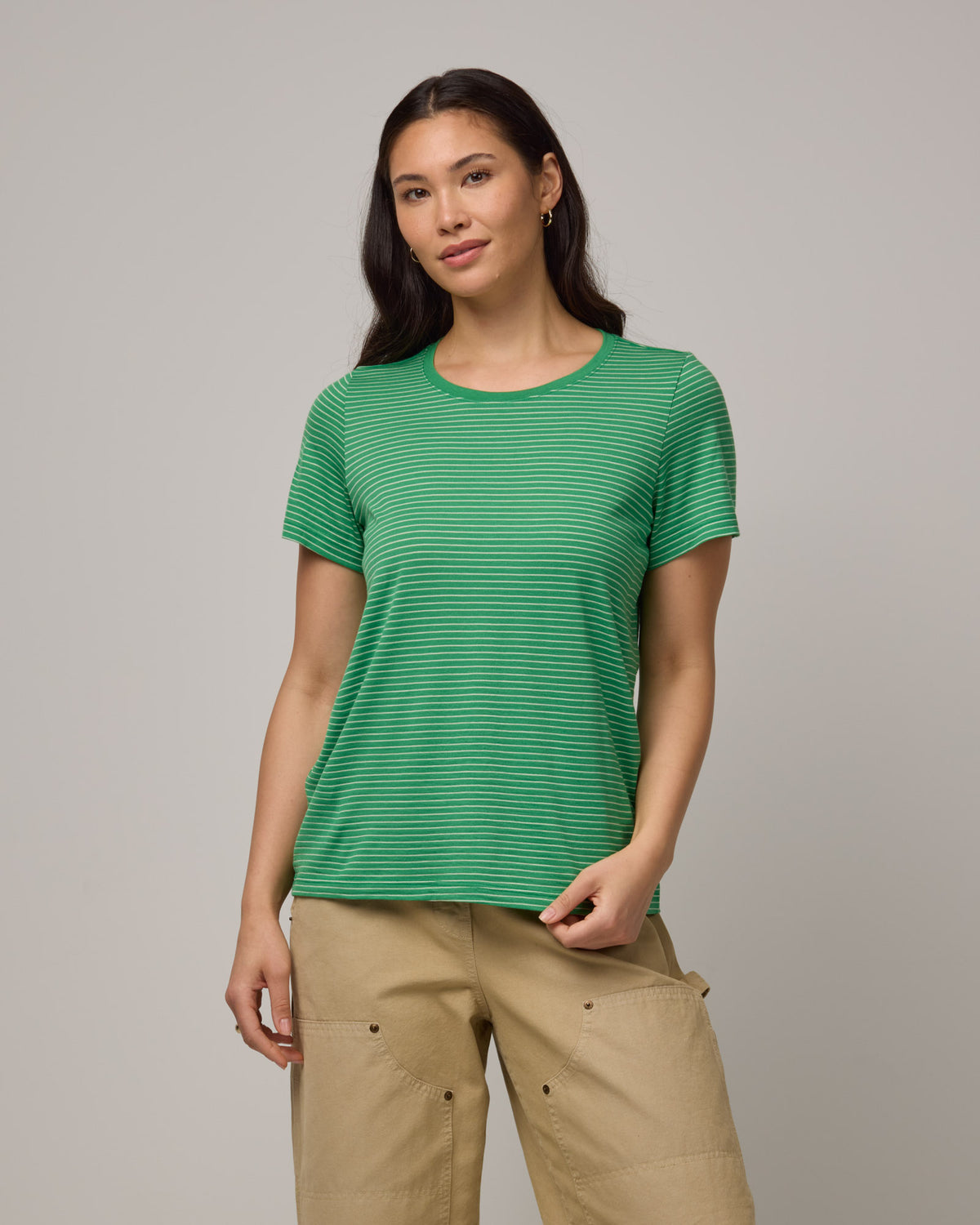 Zoe Easy Crew Neck Tee